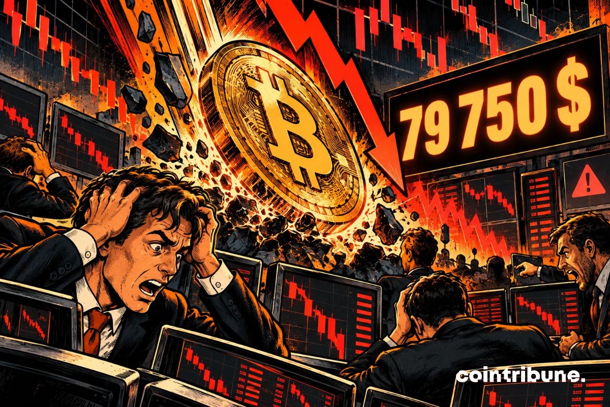 Bitcoin Sinks to $79,750 As Crypto Liquidations Surge