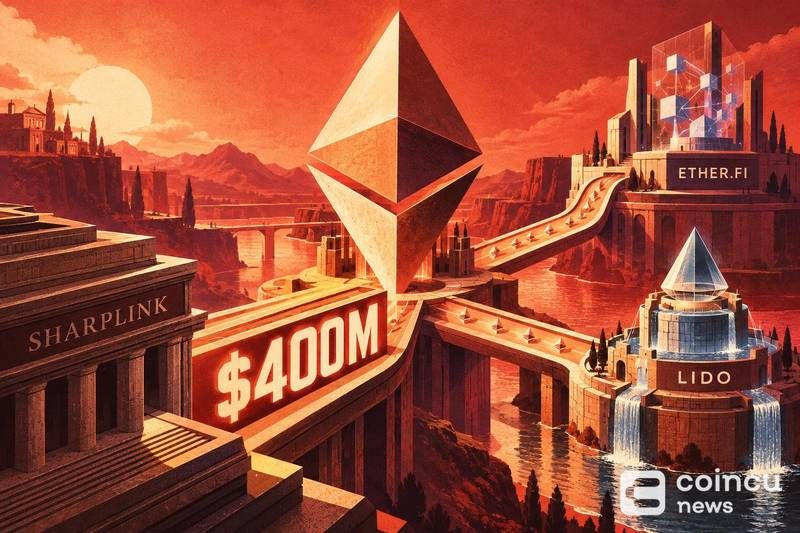 SharpLink Deploys $400M ETH to Ether.fi and Lido