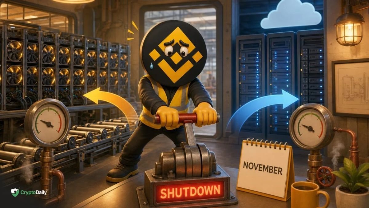 Binance Will Shut Down Its Mining Pool and Cloud Mining Services in November