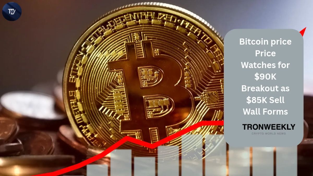 Bitcoin price Price Watches for $90K Breakout as $85K Sell Wall Forms