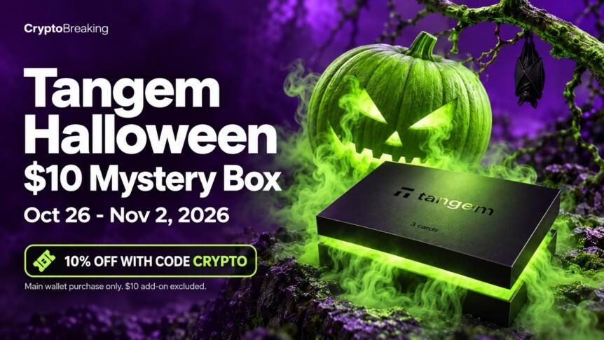 Tangem Halloween Offer: $10 Mystery Box and 10% Off With CRYPTO