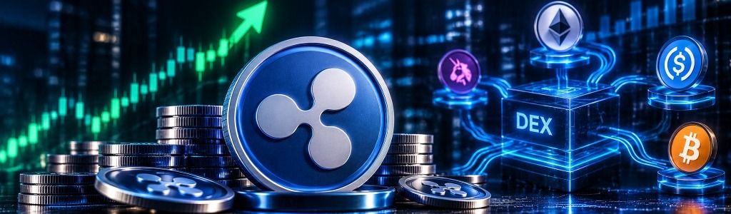 Ripple USD Leads 7-Day DEX Volume Growth With $199.4M Increase