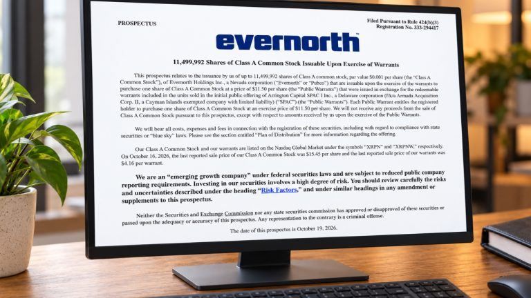 Ripple-Backed Evernorth Eyes $132M Funding Amid XRP Buying Plans