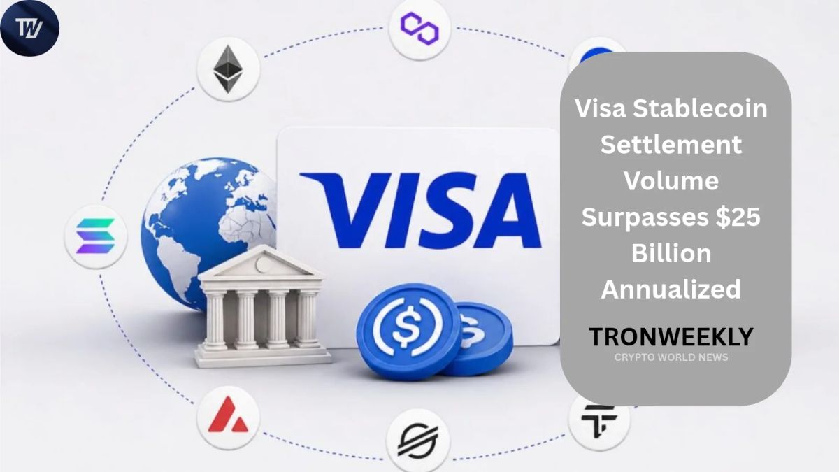 Visa Stablecoin Settlement Volume Surpasses $25 Billion Annually
