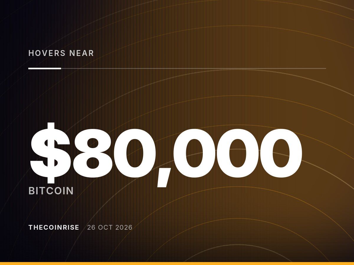 Bitcoin Hovers Near $80,000 as Traders Await Federal Reserve Decision