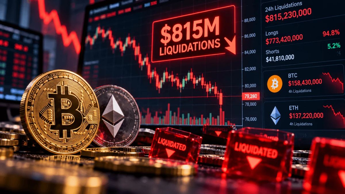 Crypto Liquidations Surge as Bitcoin Slips Below $80K and Leverage Gets Flushed