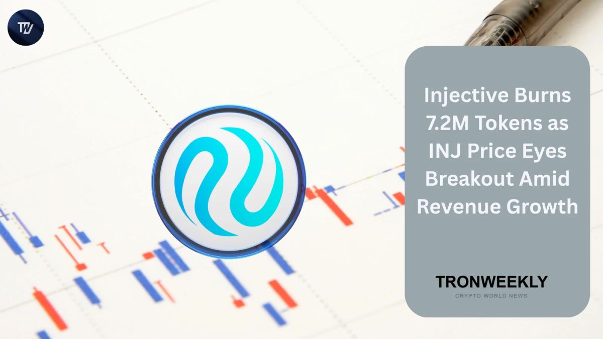 Injective Burns 7.2M Tokens as INJ Price Eyes Breakout Amid Revenue Growth