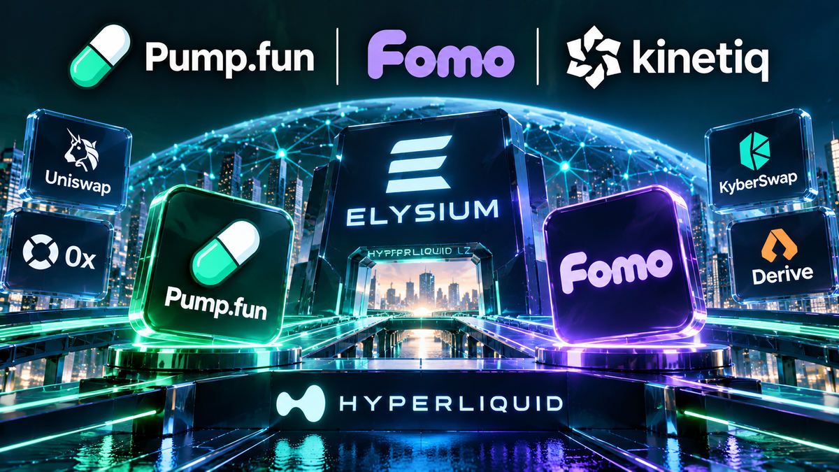 Pump.fun And Fomo Support Kinetiq Hyperliquid L2 Elysium At Launch