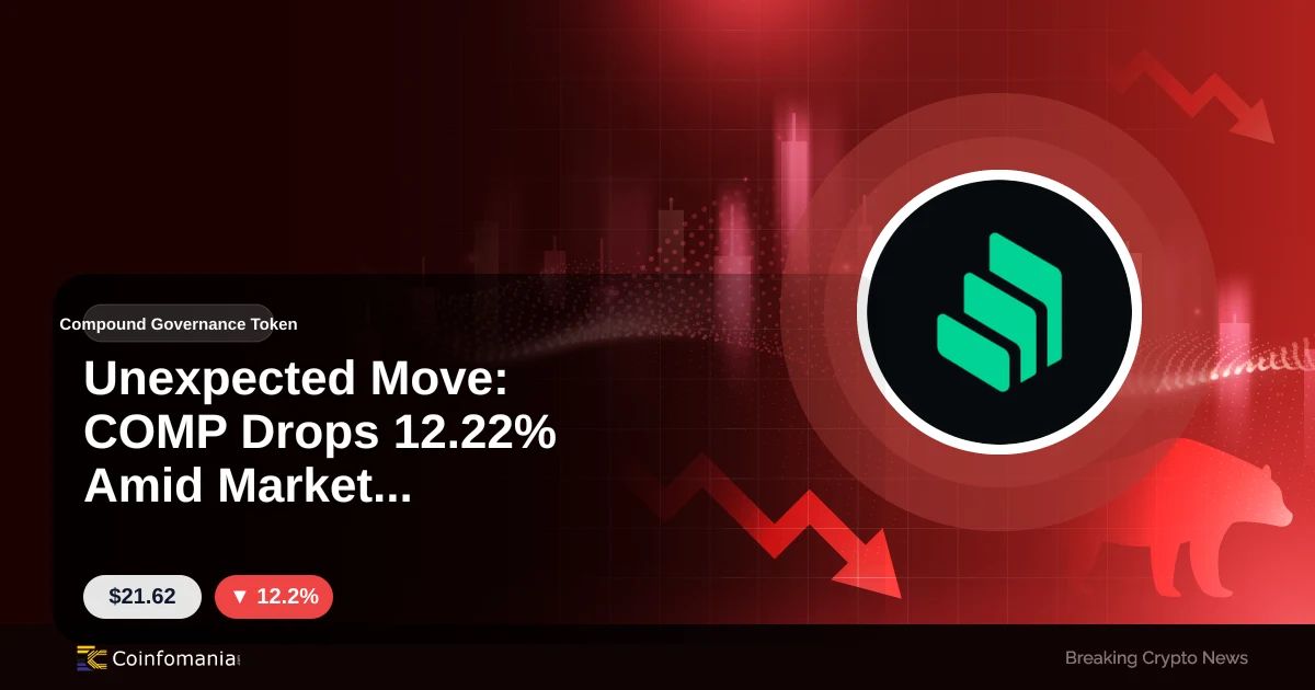 Unexpected Move: COMP Drops 12.22% Amid Market Volatility