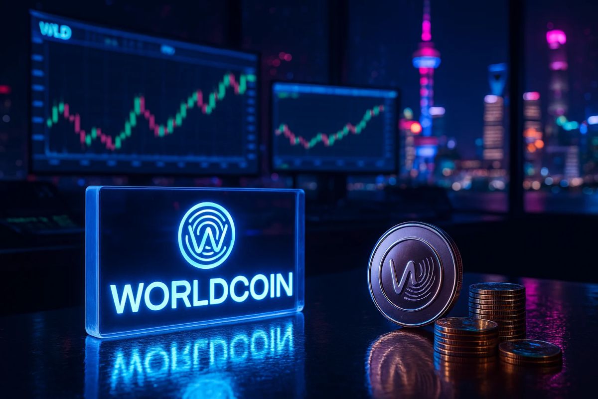 Worldcoin falls 7% as trading volume drops 38%, price hovers above $0.54