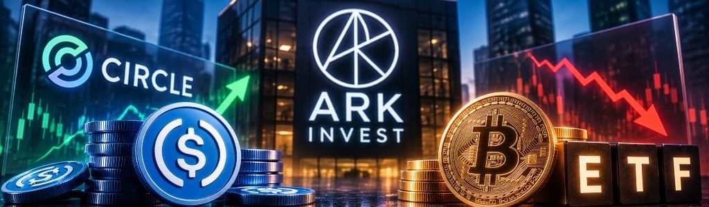 ARK Invest Adds $5.2M in Circle Shares, Trims $15.9M Bitcoin ETF Position