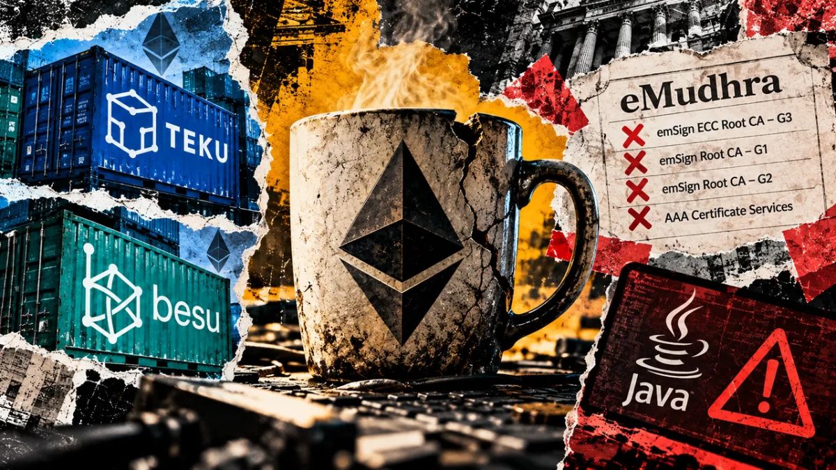 Ethereum client security fixes leave binary users with a separate Java check