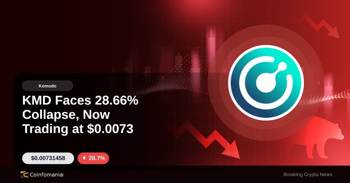KMD Faces 28.66% Collapse, Now Trading at $0.0073