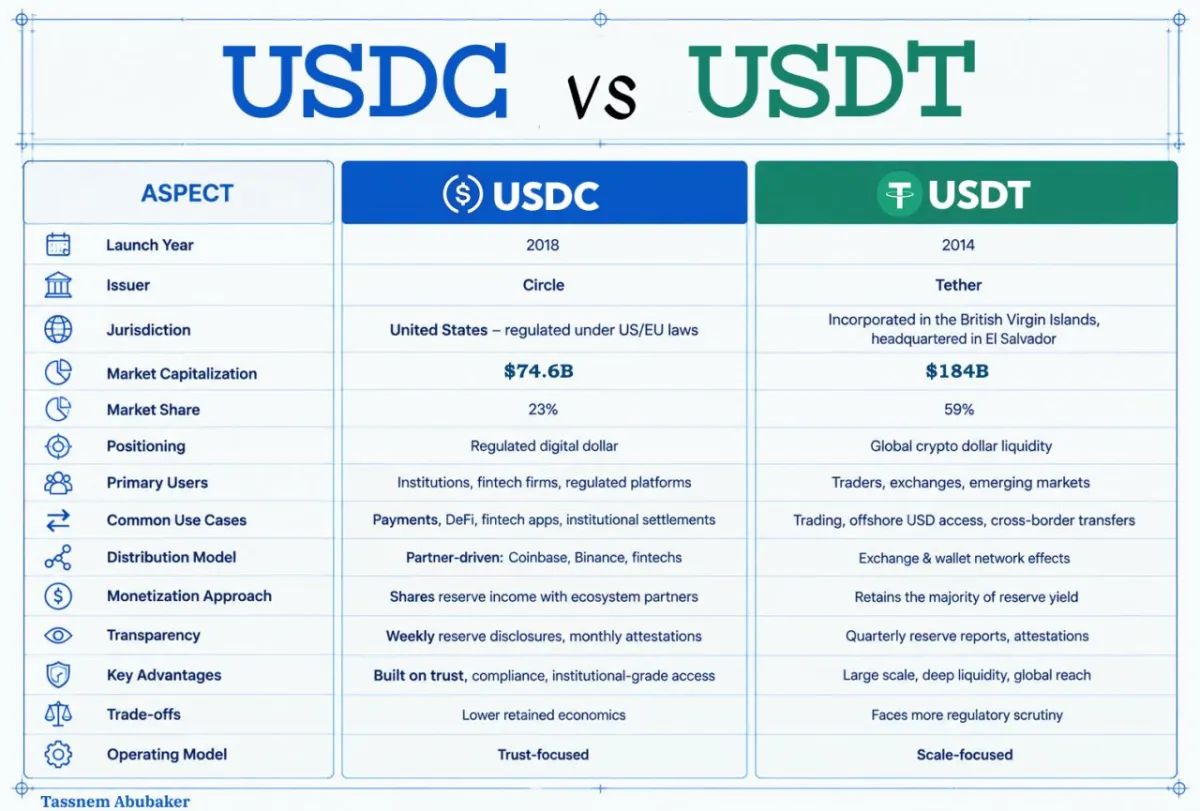 STABLECOINS | USDC vs. USDT – A Comparison
