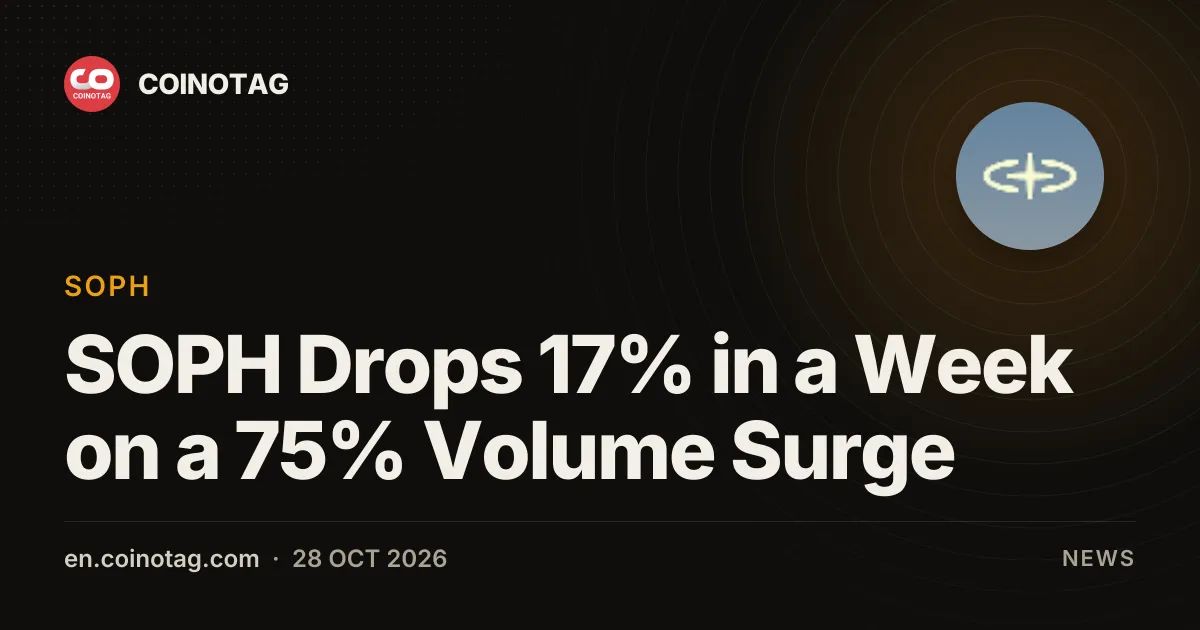 SOPH Drops 17% in a Week on a 75% Volume Surge