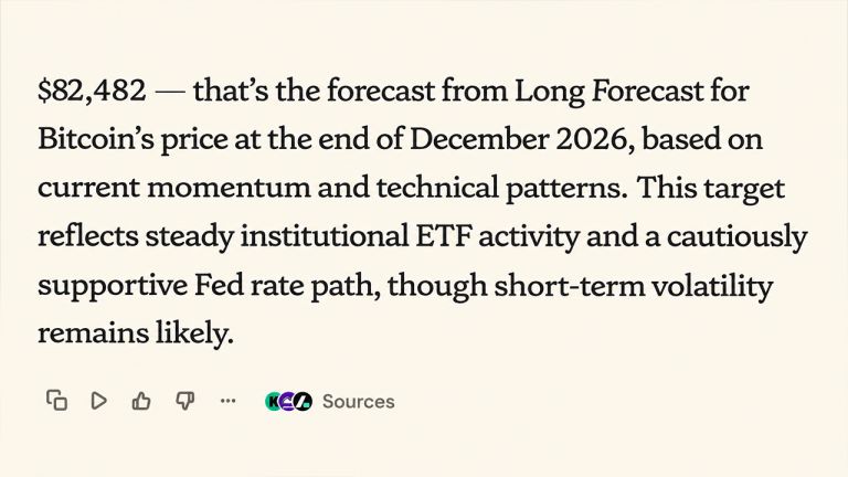9 AI Models Predict Bitcoin’s Year-End Price, From $82K to $112K