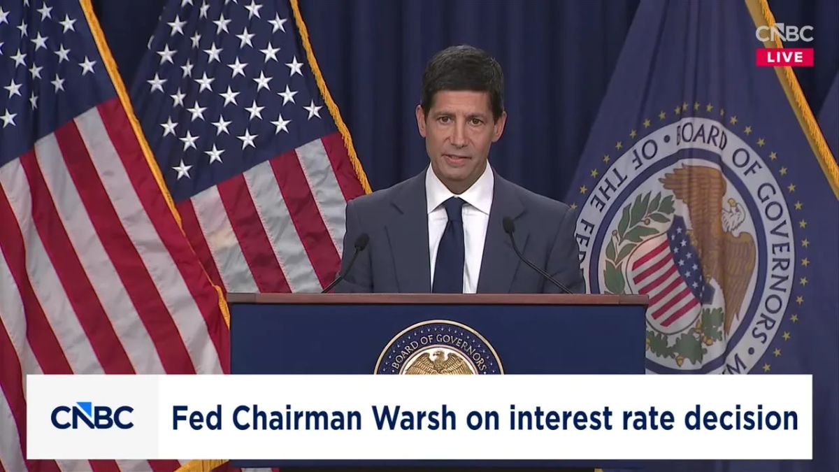 Fed holds rates at 3.75–4%; Warsh says price stability remains out of reach
