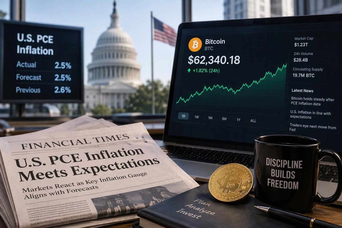 Bitcoin Reacts as U.S. PCE Inflation Meets Expectations