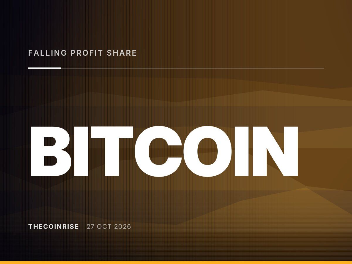 Glassnode: Falling Profit Share Among Bitcoin Short-Term Holders Could Favor Buyers
