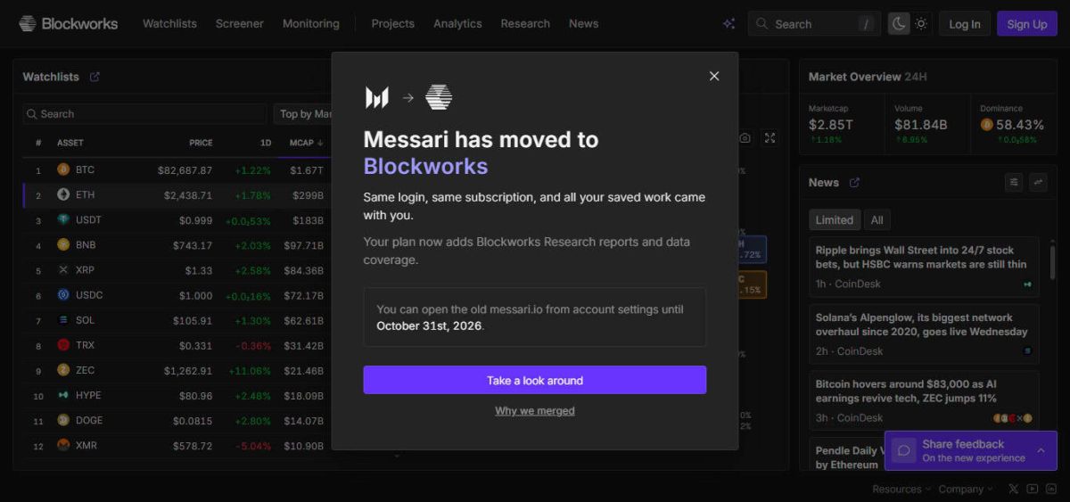 15 Top Messari Competitors for Institutional Crypto Research 2026