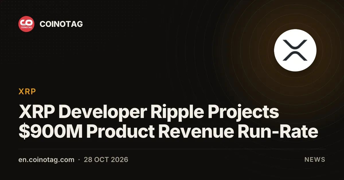 XRP Developer Ripple Projects $900M Product Revenue Run-Rate