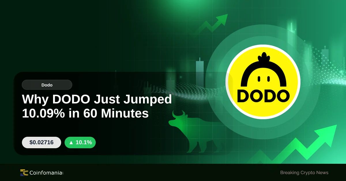 Why DODO Just Jumped 10.09% in 60 Minutes