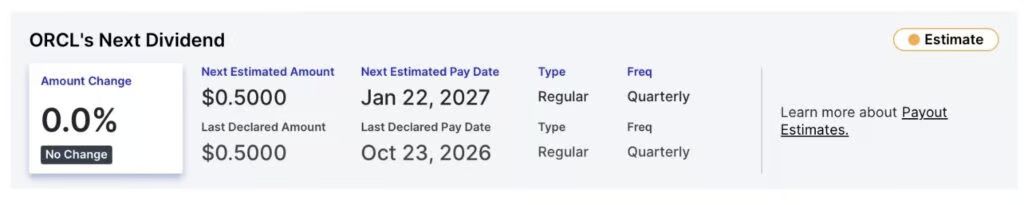 Oracle to pay dividends this week; Here’s how much 100 ORCL shares will earn