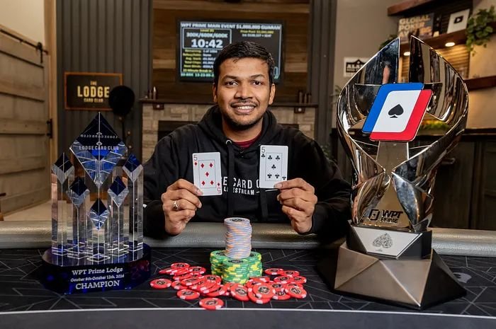 Shrikant Pillamarapu Wins WPT Prime Lodge Championship in Texas